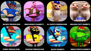 HUGGY WUGGY BARRYS PRISON RUN BELUGA CATS PRISON EL GATO BARRYS BLUEY BARRYS DOGDAY ROBLOX [upl. by Konyn]