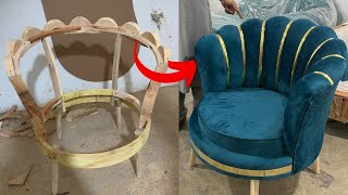 Modern Sofa Design  Wooden Sofa Making  DIY Woodworking [upl. by Weingartner]