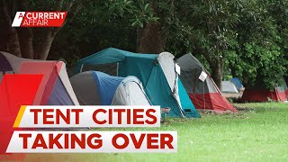 Brisbane festival threatens to relocate tent city for second year  A Current Affair [upl. by Ennaimaj748]