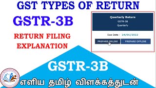 GSTR 3B IN TAMIL  GST FILE RETURN GSTR 3B IN TAMIL  GSTR3B FILE RETURN EXPLANATION IN TAMIL [upl. by Ardnoek480]