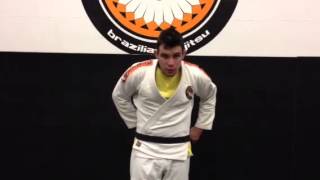 How to Properly Tie Your BJJ Belt Rodrigo Pinheiro [upl. by Yonina]