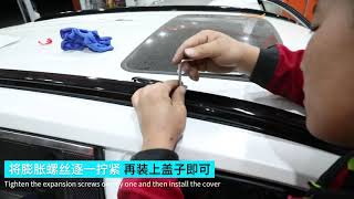 Luggage rack installation For RAV4 2019 2020 2021 2022 2023 2024 [upl. by Shiff]