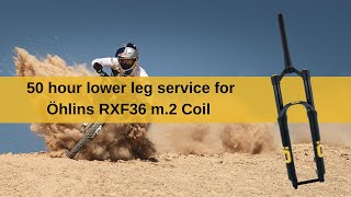 50 hour lower service for Öhlins RXF36 m2 Coil fork [upl. by Niak]