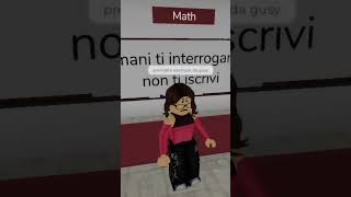 La lecchina della classe 💀 crgiusydifratta shorts edit brookhaven viralvideo [upl. by Rodama]