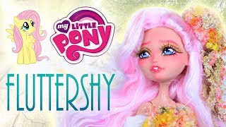 Custom Fluttershy Doll  MY LITTLE PONY OOAK [upl. by Garrison]