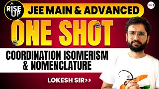 Coordination Isomerism amp Nomenclature  One Shot  RiseUp  jee2024 jeeone jee1 lokeshchoudhary [upl. by Releehw760]