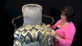 How To Upholster A Wooden Arm Chair  For The Upholstery Beginner [upl. by Guthrey612]