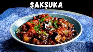 Turkish Eggplant Shakshuka  Vegan Meze with Fried Eggplants amp Chilies [upl. by Derfnam836]