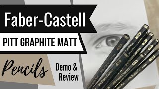 FaberCastell Pitt Graphite Matt pencils  DEMO amp REVIEW [upl. by Masera]