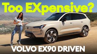 Too EXpensive New Volvo EX90 7seater FIRST DRIVE  Electrifying [upl. by Asenab]