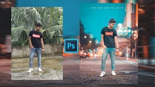 Photo Editing 2018  Changing background  Photo manipulation  Photoshop cc [upl. by Ocirnor926]