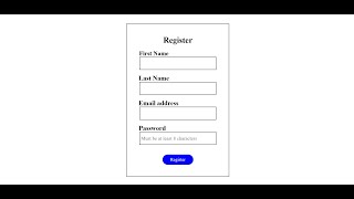 HTML amp CSS Simple Form  Zabiullah Technical Live [upl. by Nava]