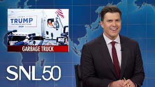 Weekend Update 2024 Presidential Election Trumps MSG Rally  SNL [upl. by Ruenhcs]