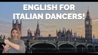 INGLESE per lezioni di DANZA  Le parti del corpo [upl. by Donnelly]