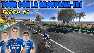 TOUR CON LA GROUPAMAFDJ  TAPPA 1  TOUR DE FRANCE 2024  Gameplay  ITA [upl. by Omidyar]