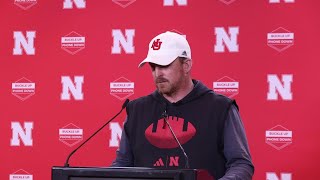 Nebraskas Marcus Satterfield full press conference from April 23 2024 [upl. by Dola]