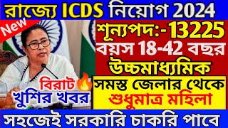 icds recruitment 2024 west bengal  2024 icds form fill up  wb icds supervisor recruitment 2024 [upl. by Limay367]