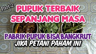 Part 2 Rahasia Terbongkar  Rumus Dasar Pupuk Organik Kompos Terbaik  The Best Organic Fertilizer [upl. by Eiduj]