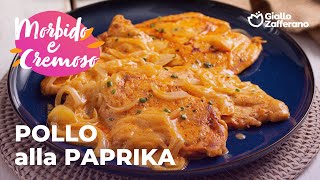 POLLO alla PAPRIKA MORBIDO CREMOSO e SUPER APPETITOSO😍🔥 [upl. by Oimetra]