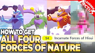 How to Get Enamorus amp Other 3 Forces of Nature in Pokemon Legends Arceus [upl. by Chaffee]