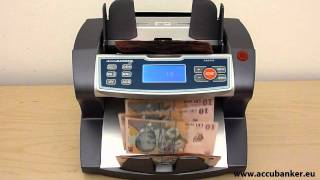 AccuBANKER AB5500 bill counter [upl. by Ansev]