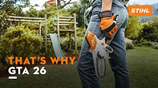 STIHL GTA 26 – Battery Garden Pruner  Thats why [upl. by Ury]