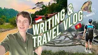 WRITING MY FANTASY BOOK WHILE TRAVELLING Vietnam amp Indonesia🇻🇳🇮🇩 [upl. by Riplex]