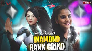 Diamond Rank Grind  Day 1  wixXxen The Gamer Girl  Valorant INDIA Live [upl. by Sewel]