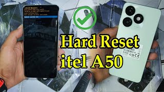 Hard Reset itel A50 [upl. by Abih]