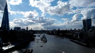 Drone View from the Thames River London [upl. by Suter224]