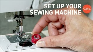 How to Set Up a Sewing Machine for Beginners with Angela Wolf [upl. by Venezia580]