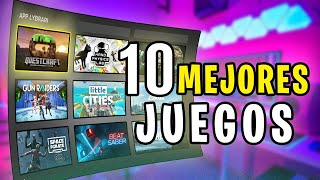 10 MEJORES JUEGOS de REALIDAD VIRTUAL para EMPEZAR 🏆 [upl. by Nylrahc683]