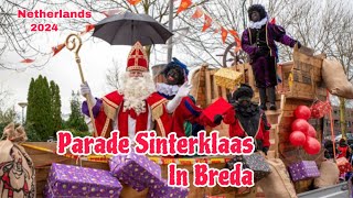 Parade Sinterklaas in Breda Nonsje Vlog [upl. by Ardnasak]