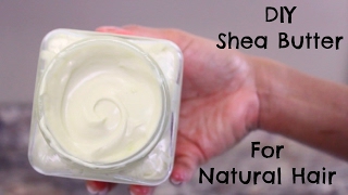 DIY Shea Butter Mix for Natural Hair  Leavein Cream for Curly Hair [upl. by Rokach]