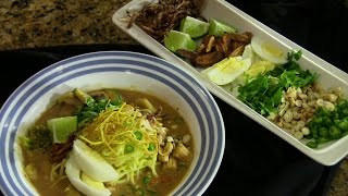 Vegetarian Khao Soi  Coconut based Noodle Soup  Show Me The Curry [upl. by Cirone64]