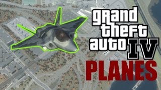 Grand Theft Auto IV  Jet Plane Mod [upl. by Morley]