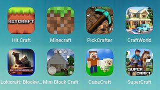 Hit Craft Minecraft Pick Crafter Craft World Lokicraft Blockworld Mini Block Craft Cube Craft [upl. by Marras]