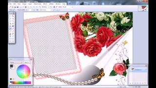 Photo Frame Tutorial Using PaintNET [upl. by Sands]