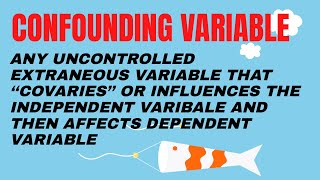 6 Confounding variables [upl. by Ait]