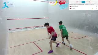 Norway vs Portugal  ESF European Mixed Team u19 Squash Championships 2023 [upl. by Arrim]