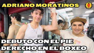 Adriano Moratinos Con fuerza y actitud se llevó su primera victoria en el gym Mom Rose 🔥🥊 [upl. by Einnus]