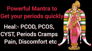 Kannika Parmeshwari Gayatri mantra 108 times mantra to get periods quickly [upl. by Avram501]