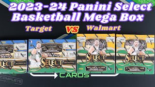 Sleeper Product  202324 Panini Select Basketball mega box Target vs Walmart [upl. by Hay]