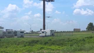 B52 landing Barksdale AFB [upl. by Cynar689]