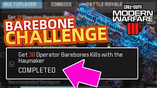 How to Get 30 Barebones Kills with Haymaker Weekly Challenge  Call of Duty [upl. by Delcina]