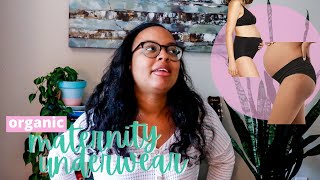 Organic Maternity Underwear  Pact amp Knickey Try On [upl. by Ayhtin]