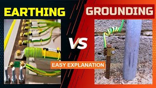 Earthing vs Grounding  Difference between Earthing amp Grounding [upl. by Salisbury223]