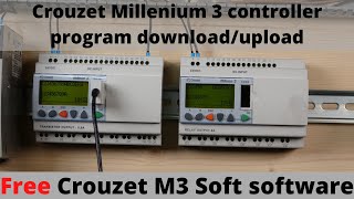 Crouzet Millenium 3 controller program downloadupload with FREE Crouzet M3 Soft software English [upl. by Petra792]