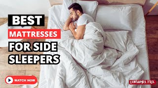 Top 5 BEST Mattresses for Side Sleepers 2024 [upl. by Atirrehs]