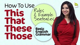 Use Of THIS THAT THESE THOSE In English Sentences  Basic English Grammar Lesson For Beginners [upl. by Lenore]